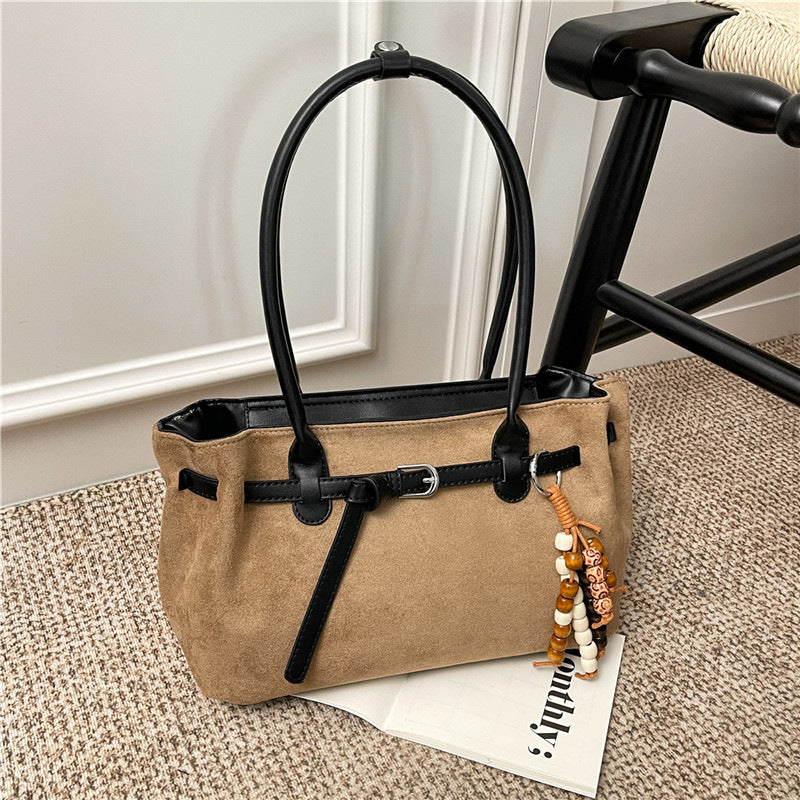 Suede Tote Bag Bowlift
