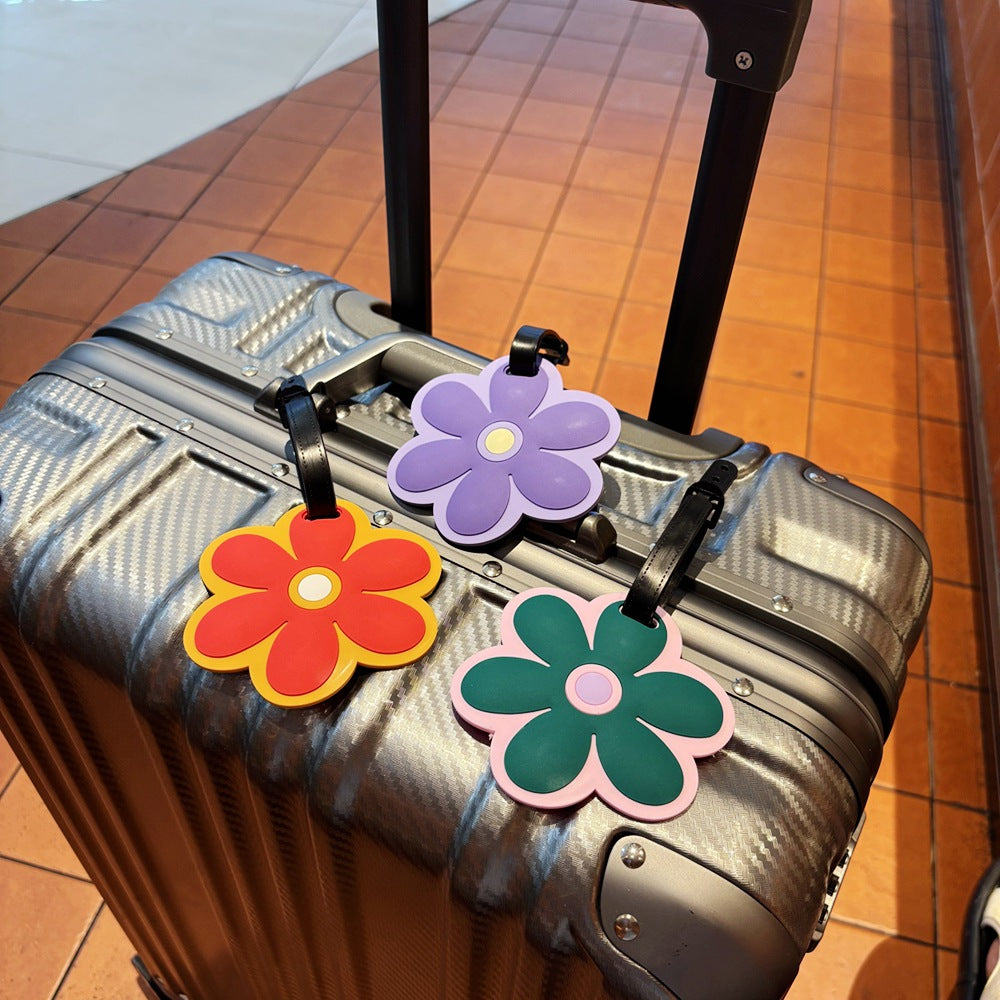 Floral Silicone Luggage Tag Bowlift