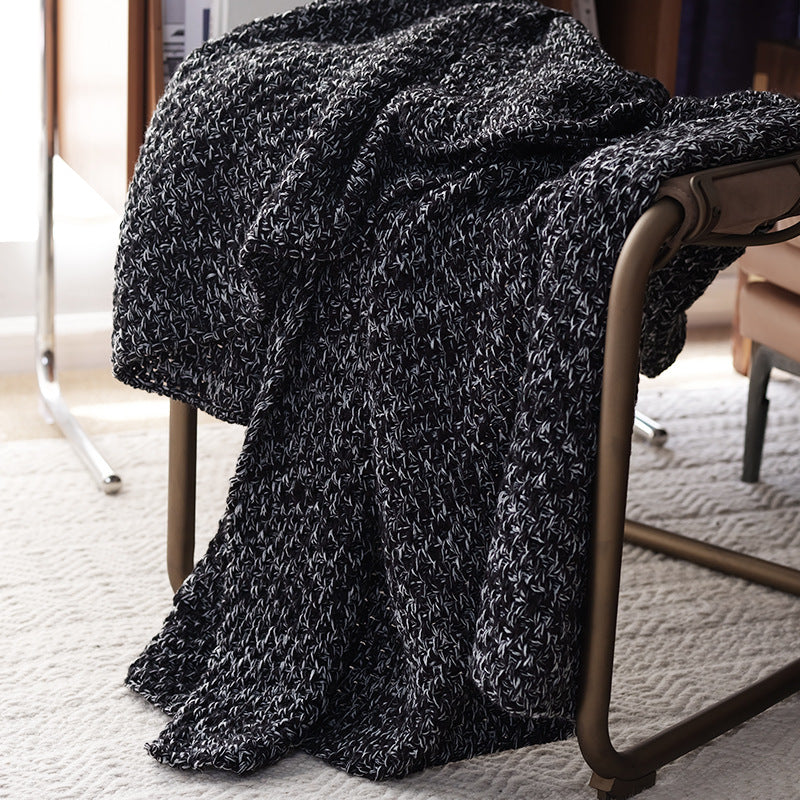 Cozy Knit Throw Blanket