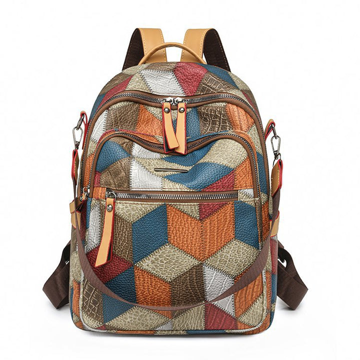 Versatile Multi-Functional Leather Backpack Bowlift