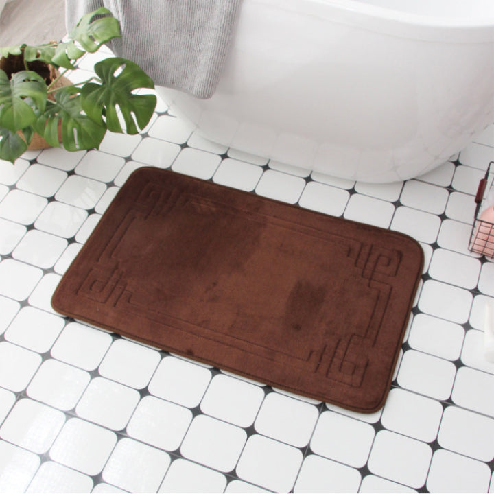 Plush Bath Mat Bowlift