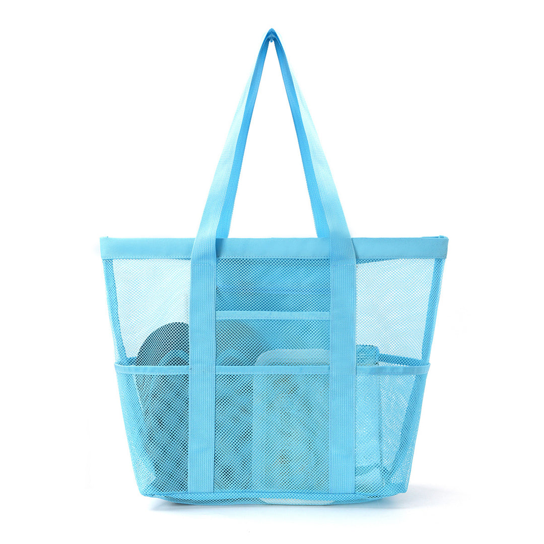 Spacious leisure beach bag made of mesh fabric Bowlift