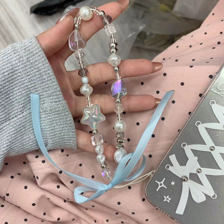 Beaded Star Charm Eyewear Holder Bowlift