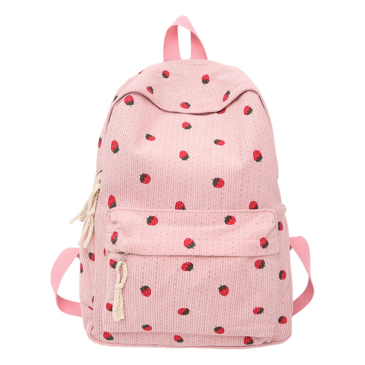 Backpack with Playful Fruit Pattern Bowlift