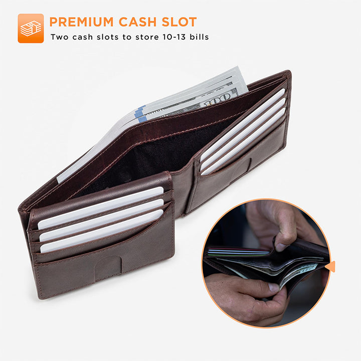 Classic Leather Cardholder Wallet Bowlift