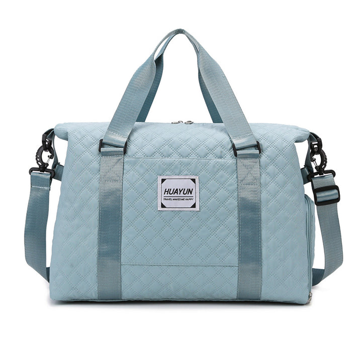 Quilted Multi-Functional Travel Duffle Bag Bowlift