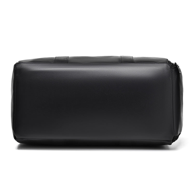 Premium Leather Weekender Duffel Bag Bowlift