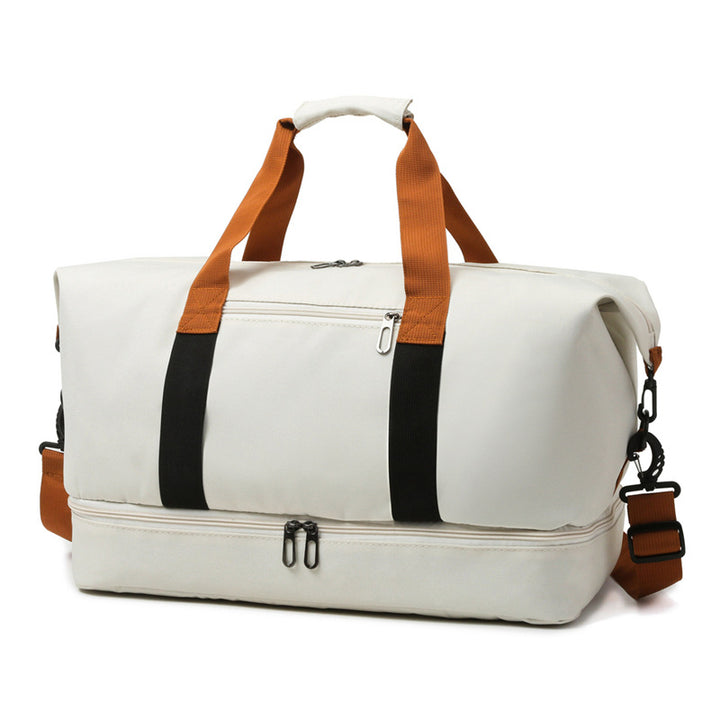 Sporty travel bag with sturdy carrying handles and adjustable shoulder strap Bowlift