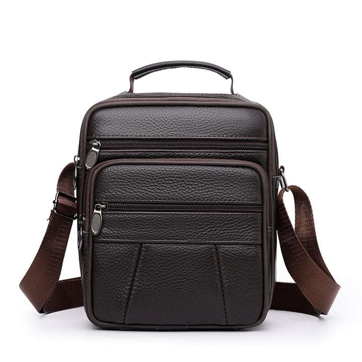 Multi-Functional Leather Crossbody Bag Bowlift