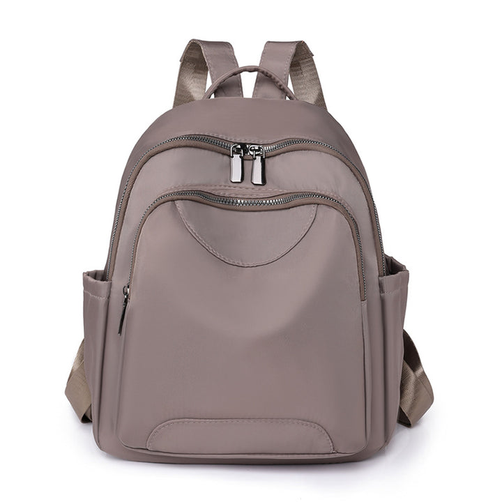 Sleek Minimalist Zip-Front Backpack Bowlift