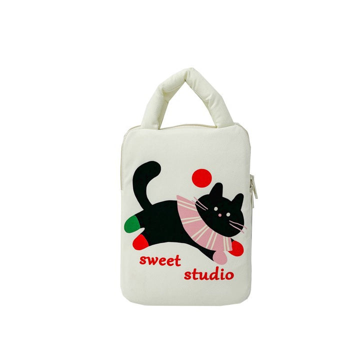 Laptop bag with creative cat pattern Bowlift