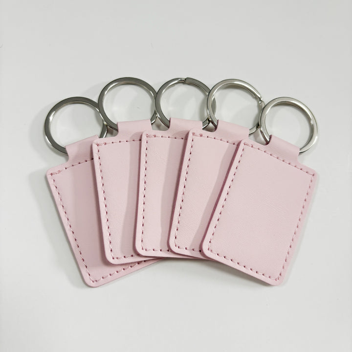 Unisex keychain made of high-quality synthetic leather with custom label Bowlift
