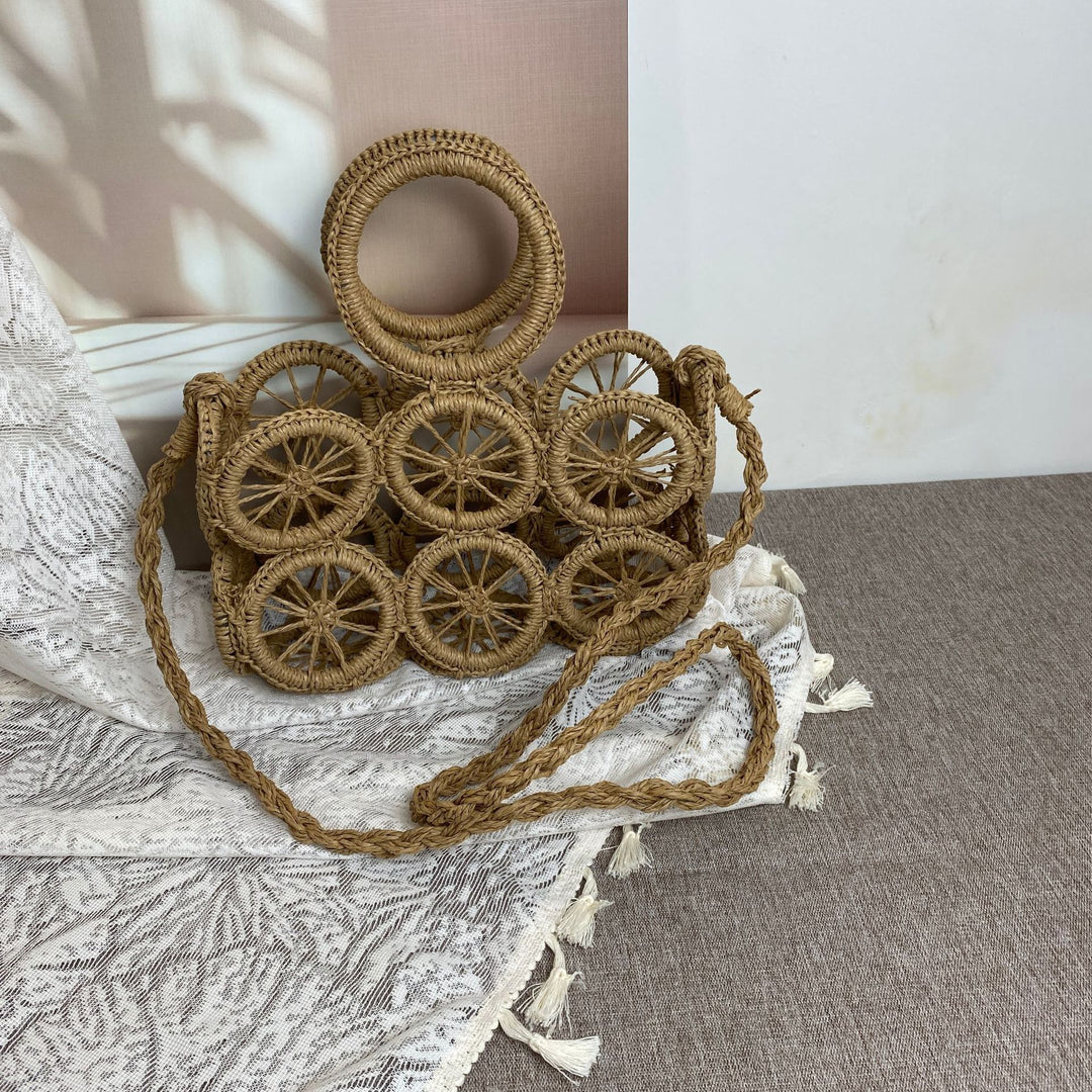 Basket bag with Unique Wheel Design Bowlift