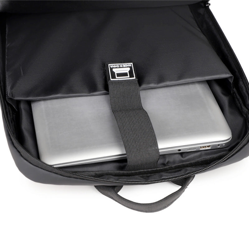 Functional Business Backpack with Expandable Storage and Ergonomic Straps Bowlift