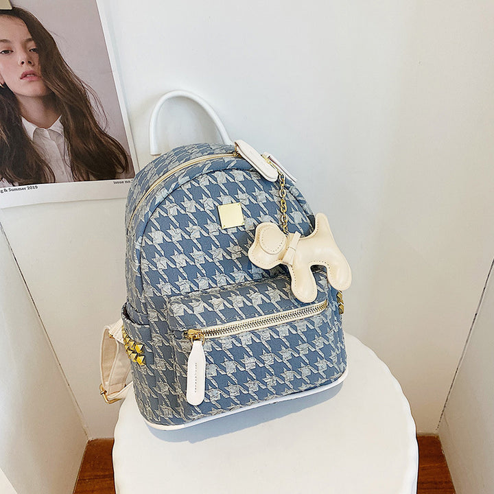 Textured Mini Backpack Bowlift
