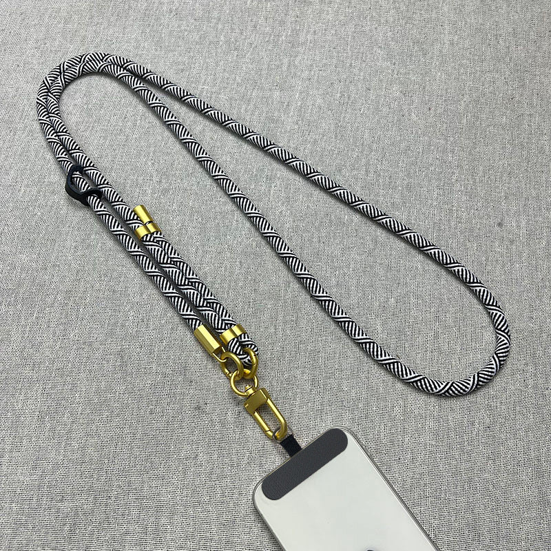 Elegant Braided Phone Lanyard Bowlift