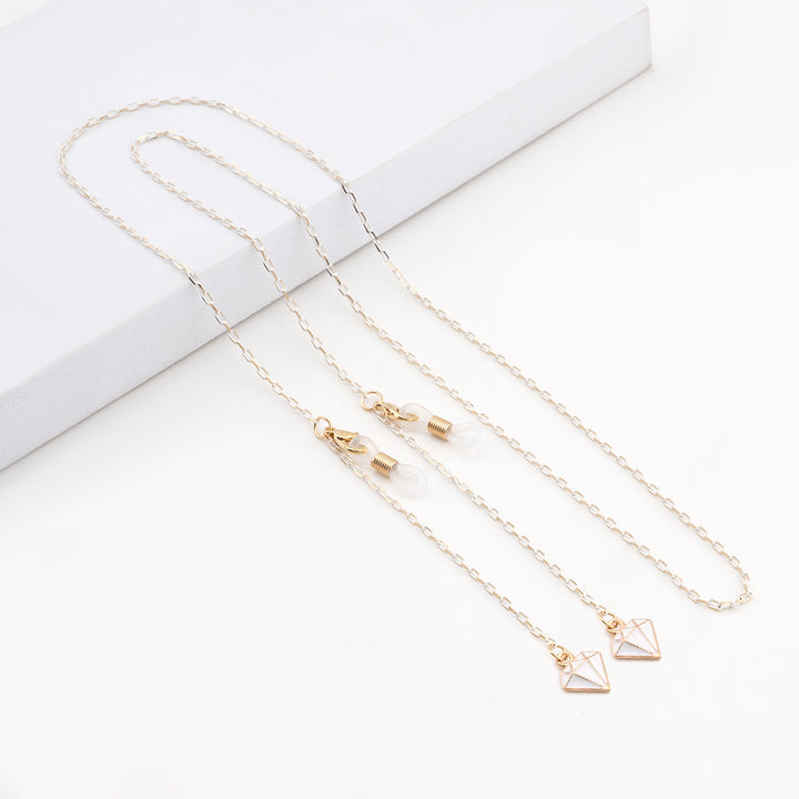 Elegant Geometric Glasses Chain Bowlift