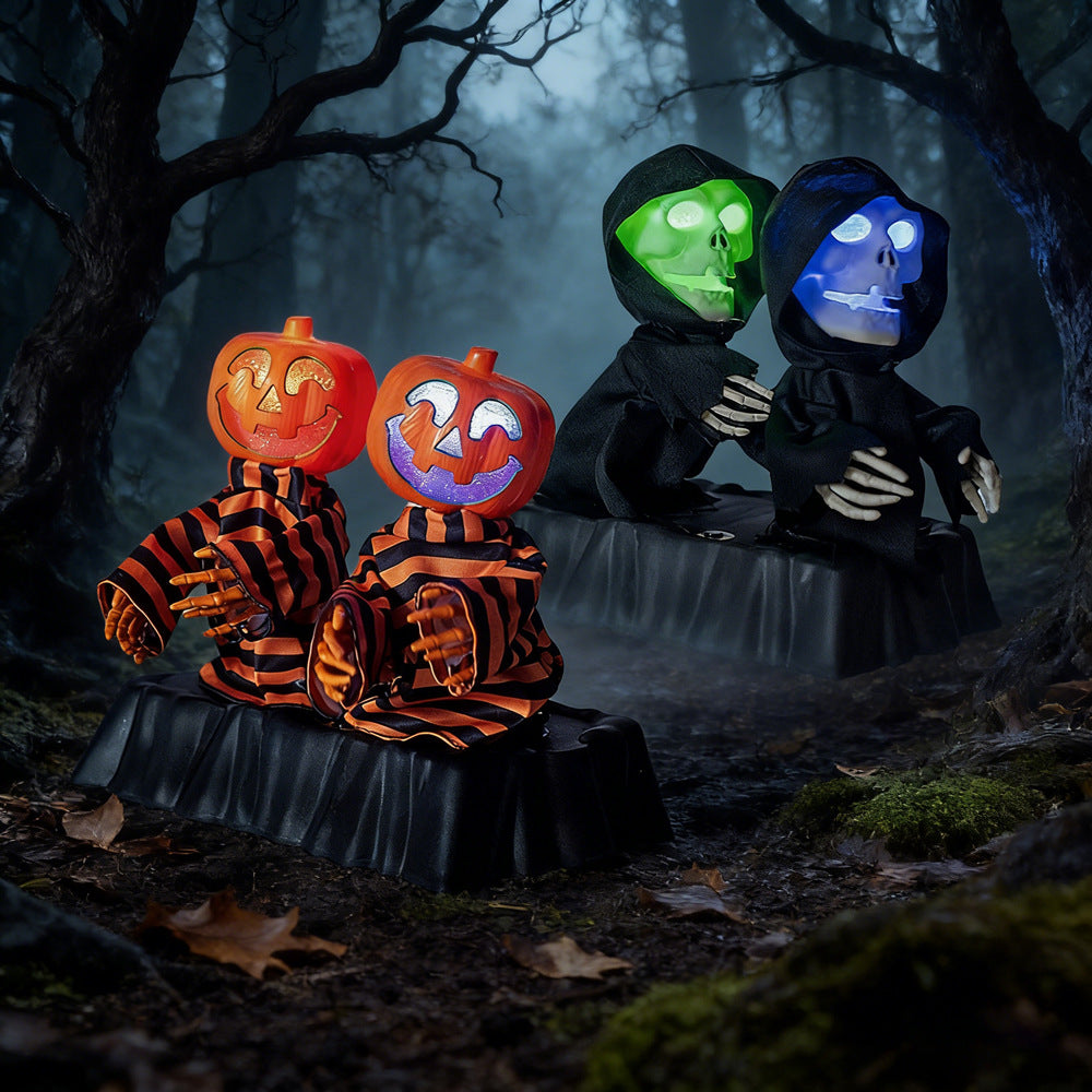 Animated Pumpkin Decoration Bowlift