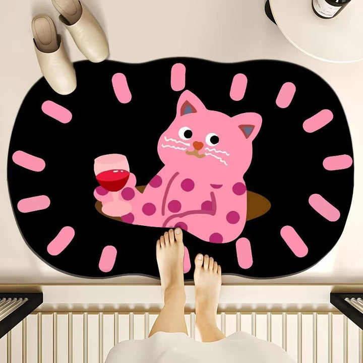 Cute Cartoon Bear Bath Mat Bowlift
