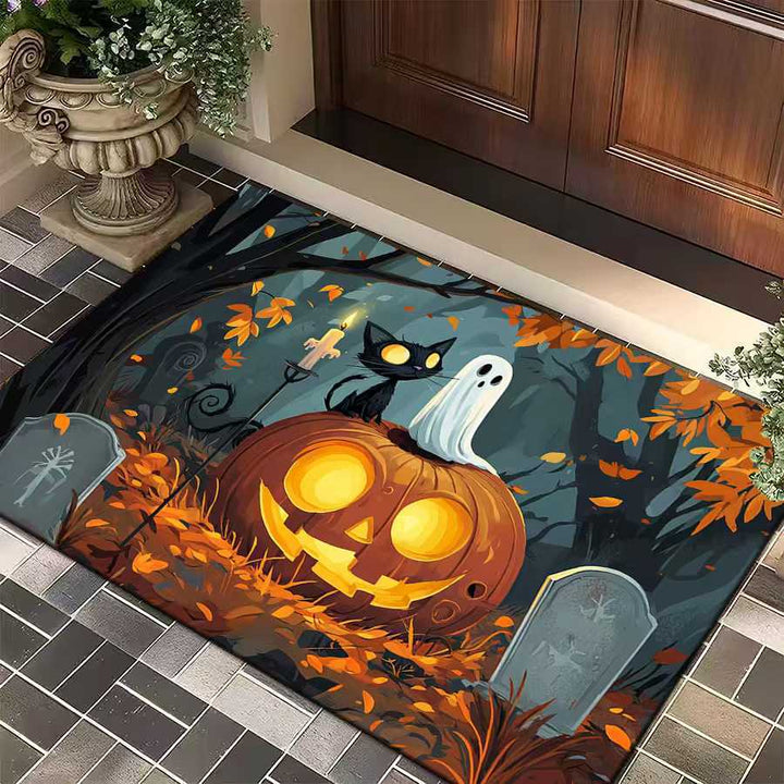 Halloween-Themed Decorative Door Mat Bowlift