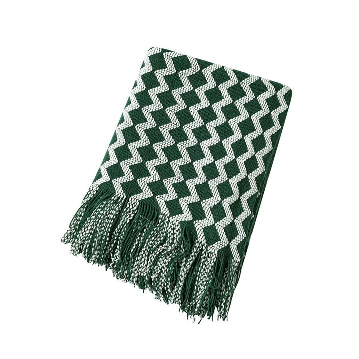 Cozy Textured Throw Blanket Bowlift