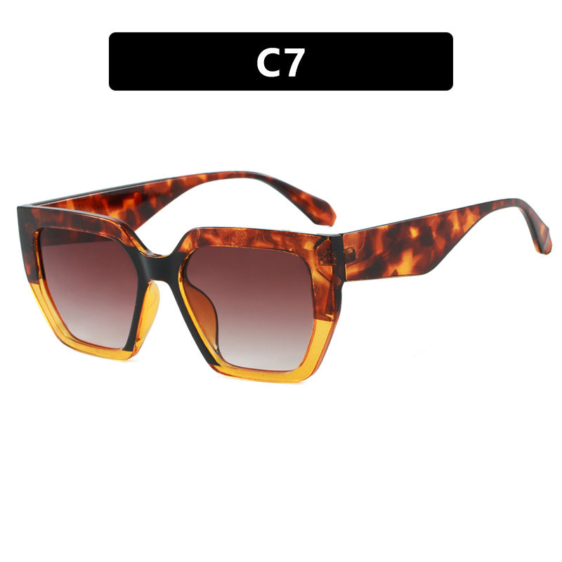 Women's geometric glasses in stylish tortoiseshell pattern Bowlift