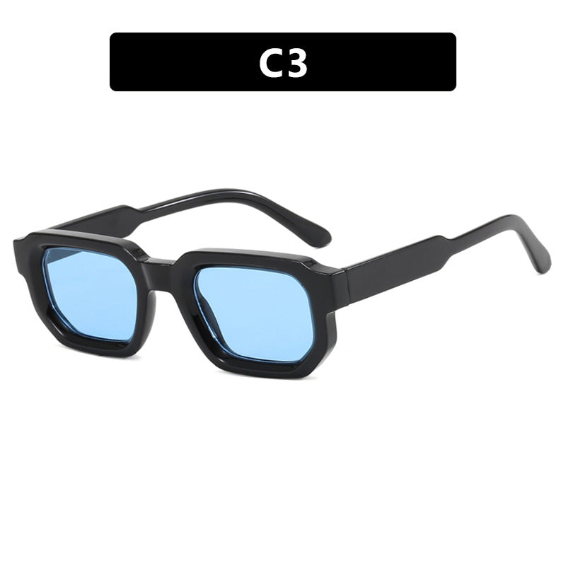Women's modern sunglasses in innovative rectangular design Bowlift