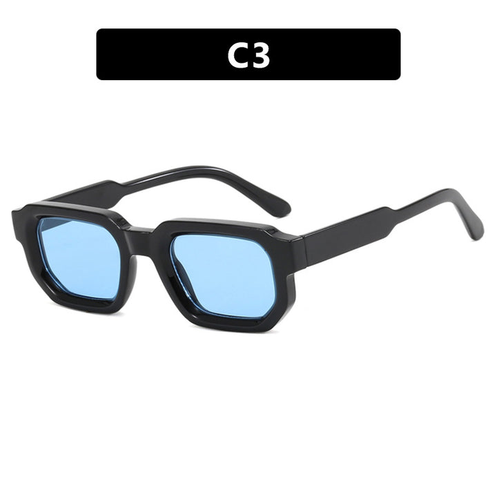 Women's modern sunglasses in innovative rectangular design Bowlift