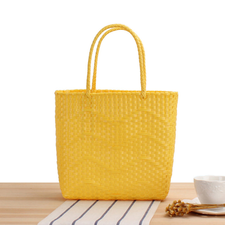 Braided shopping bag with structured design Bowlift
