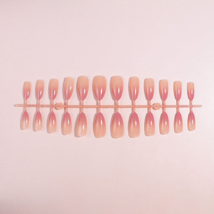 Premium Glossy Ombre Stiletto Press-On Nail Tips Bowlift