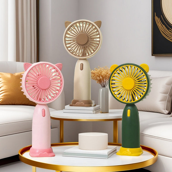 Portable Mini Fan with Cute Animal Design Bowlift