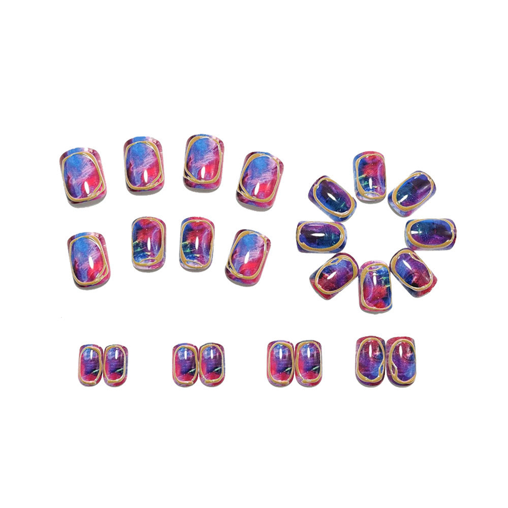 Creative nail design in painting style Bowlift