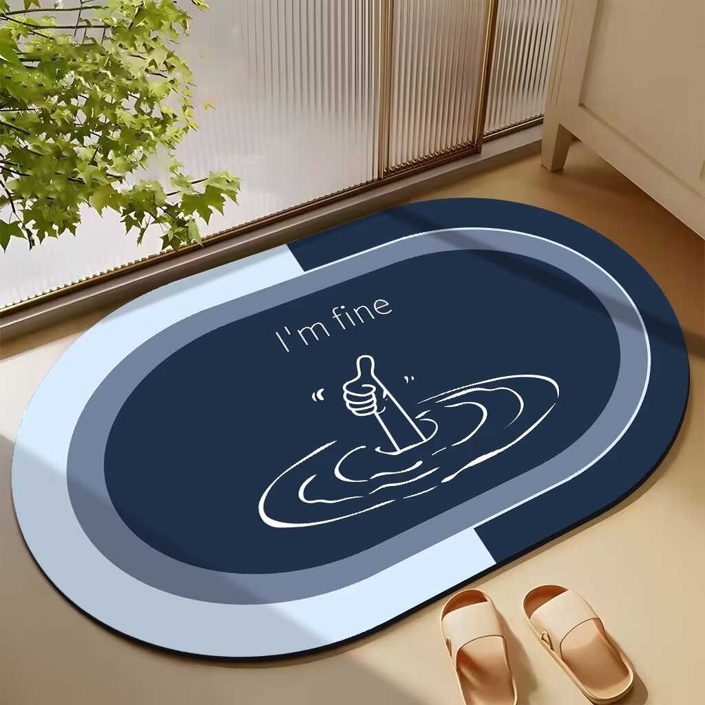 Oval Welcome Door Mat Bowlift
