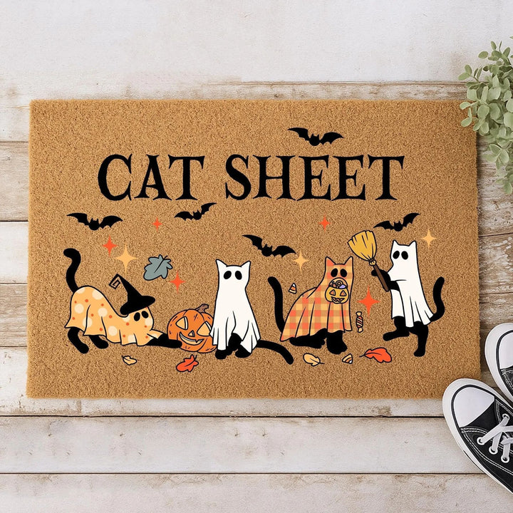 Halloween-Themed Welcome Mat Bowlift