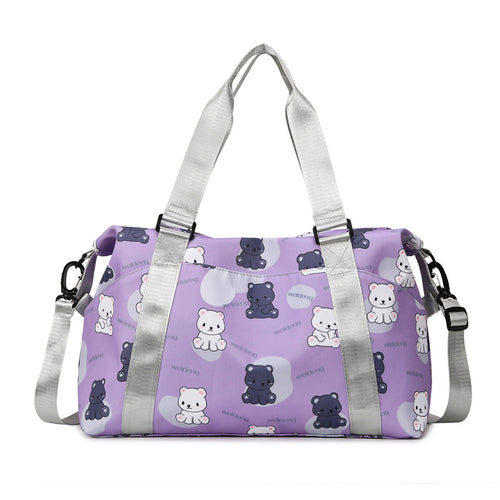 Cute Graphic Design Travel Duffle Bag