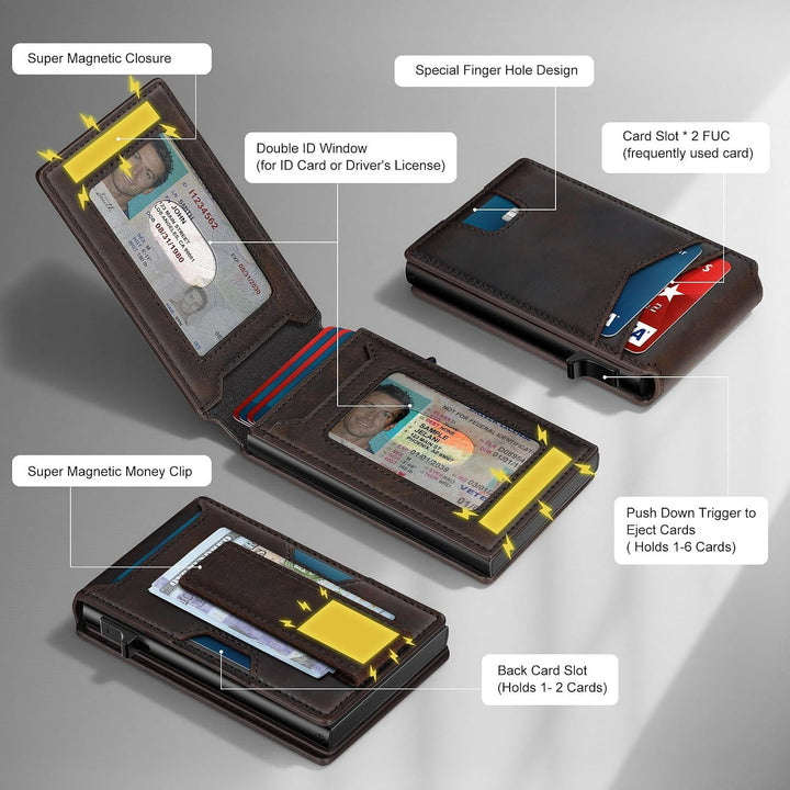 Slim Minimalist RFID-Blocking Cardholder Bowlift