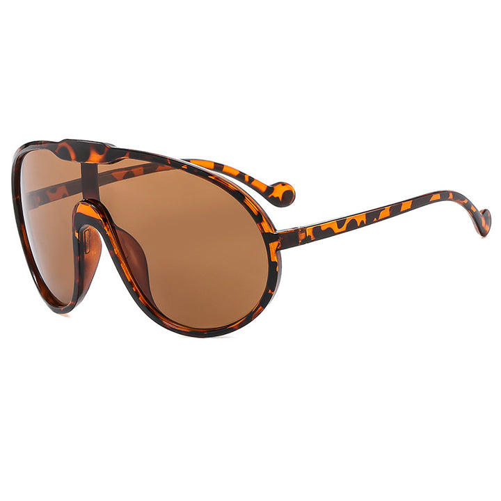 Women's futuristic transparent sunglasses with elegant shape Bowlift