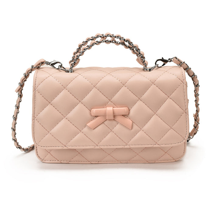 Quilted Bow-Detail Crossbody Bag Bowlift