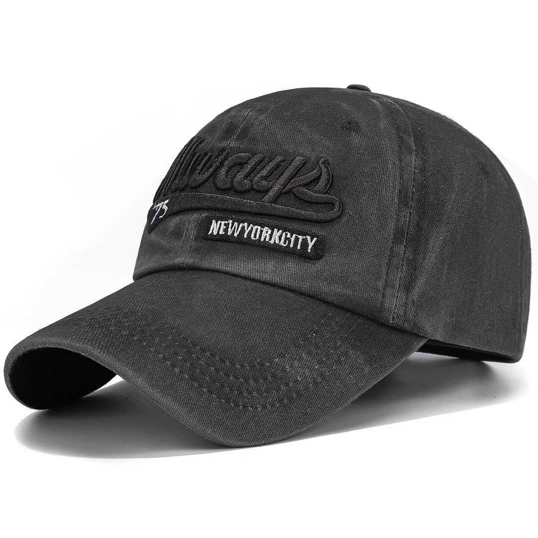 Women's Embroidered Cotton Baseball Cap Bowlift