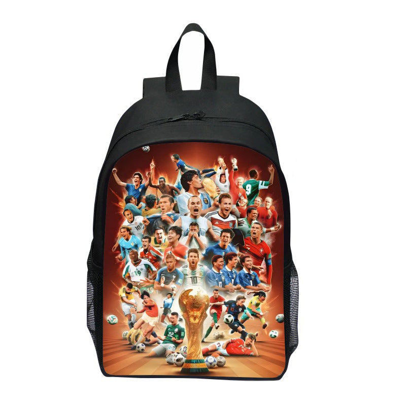 Sporty backpack with Wm trophy design Bowlift