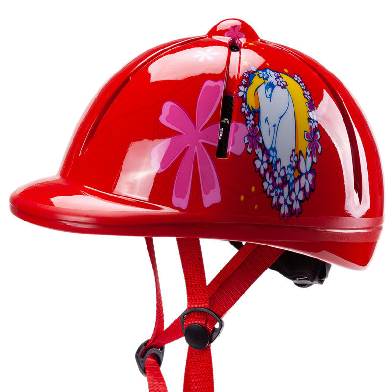 Children's Fun Unicorn Design Safety Helmet Bowlift