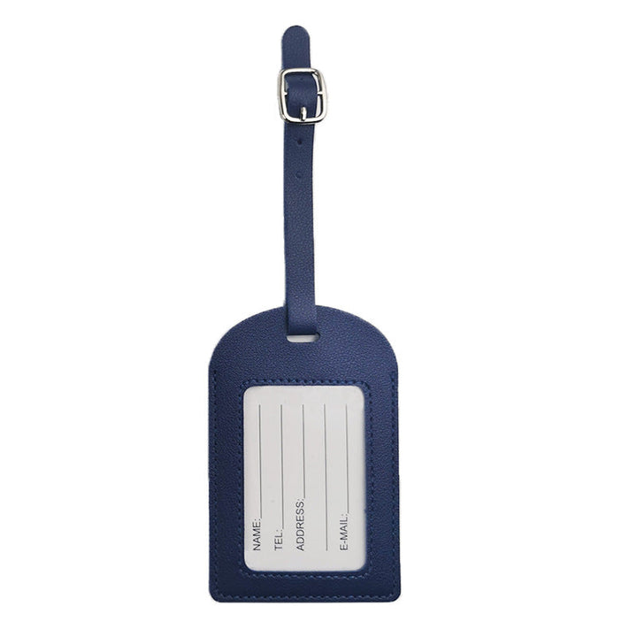 Premium Leather Luggage Tag Bowlift