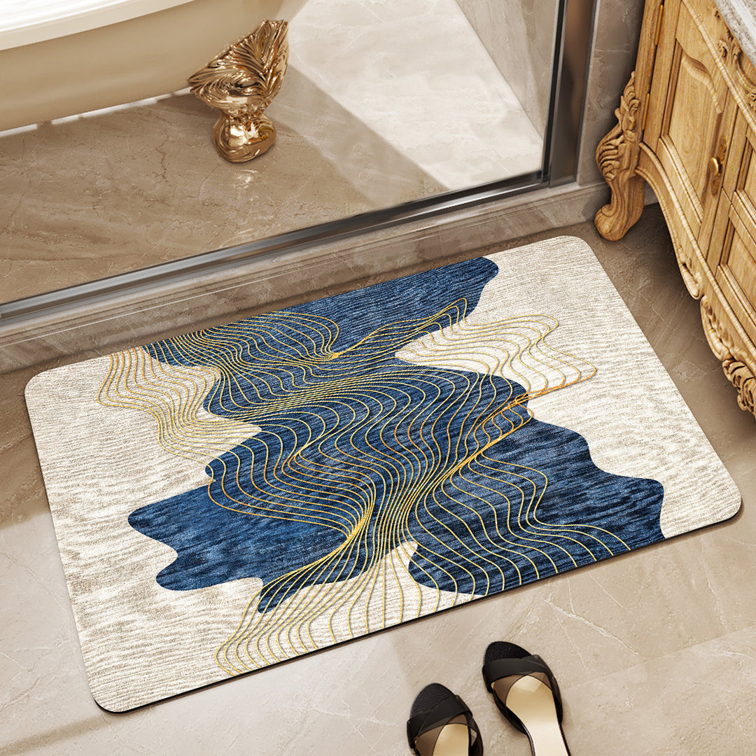 Decorative Non-Slip Bathroom Mat Bowlift