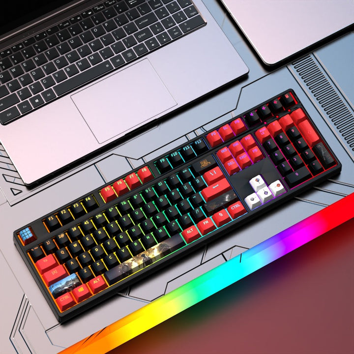 Custom Gaming Keyboard with RGB Backlighting Bowlift