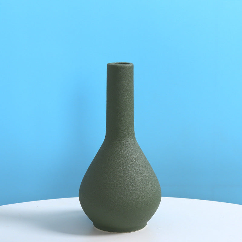 Modern Textured Decorative Ceramic Vase Bowlift