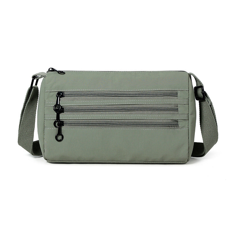 Functional Multi-Zipper Crossbody Bag Bowlift