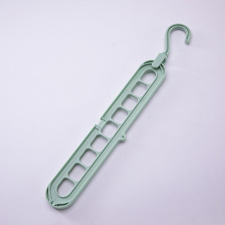 Slim Space-Saving Multi-Slot Trouser And Scarf Organizer Hanger