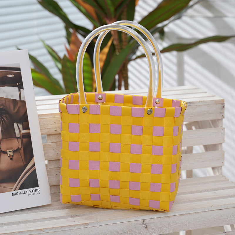 Woven Basket Bag Bowlift