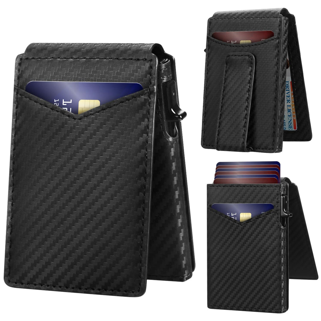 Minimalist RFID-Blocking Leather Card Wallet Bowlift