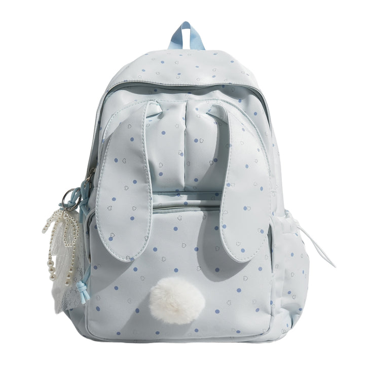 Kids' Cute Bunny-Design School Backpack Bowlift